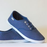 Blue Canva Shoes